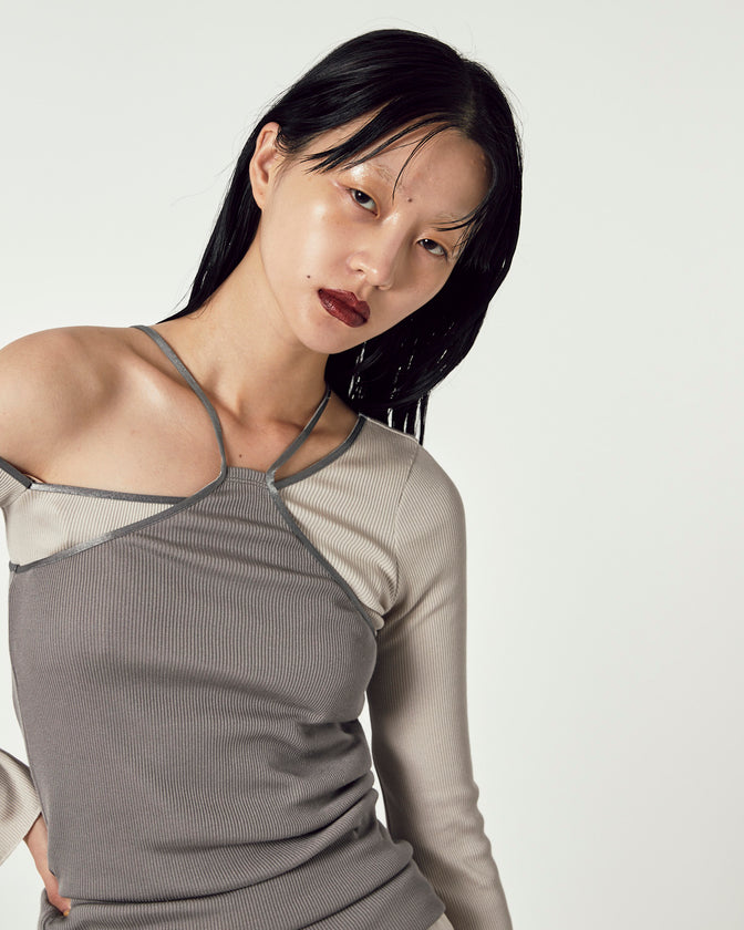 LAYERED BRIGHT PLATING RIB TOPS