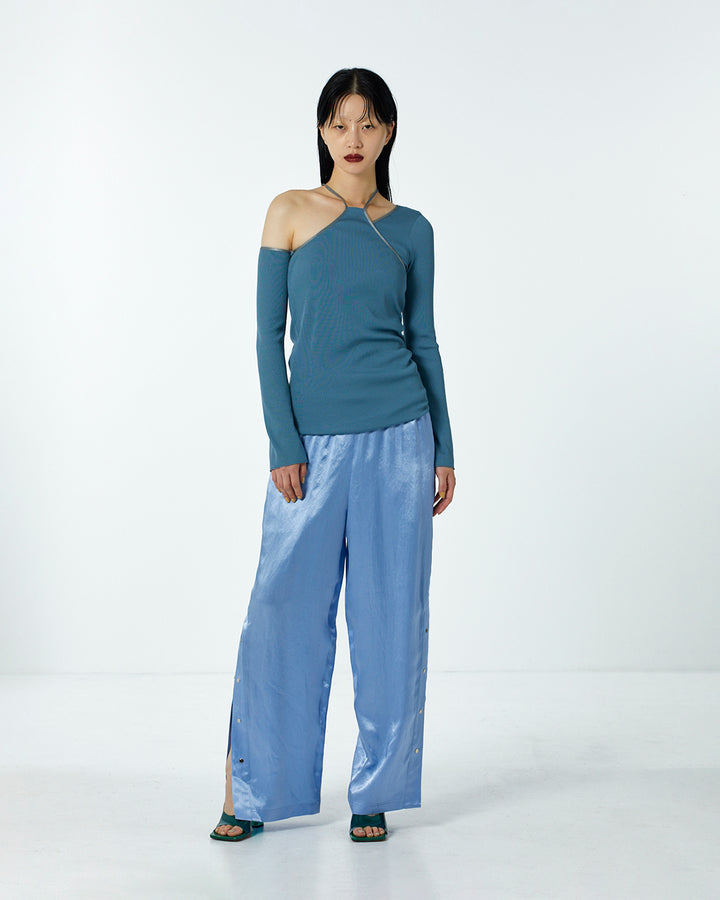 LAYERED BRIGHT PLATING RIB TOPS
