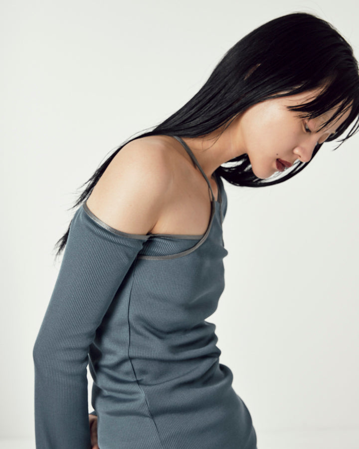 LAYERED BRIGHT PLATING RIB TOPS