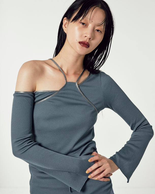 LAYERED BRIGHT PLATING RIB TOPS