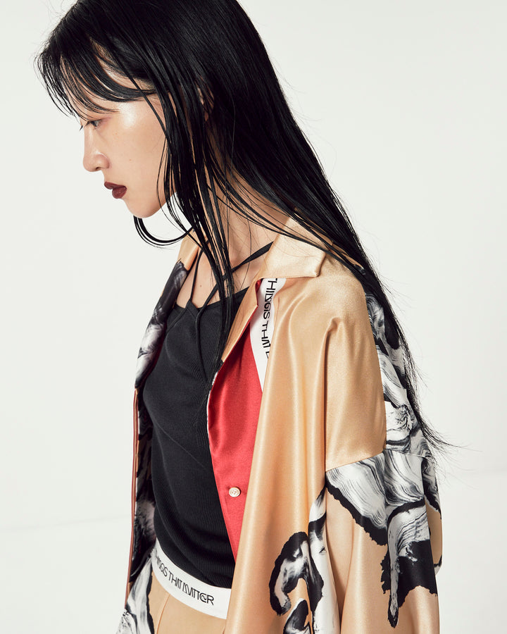 BODY TRIP OPEN-COLLAR BIG SHIRT