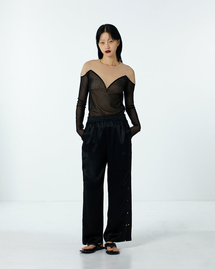 BI-COLOR TULLE TOPS