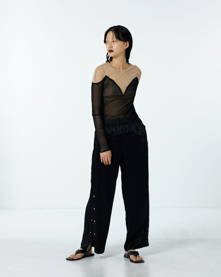 BI-COLOR TULLE TOPS