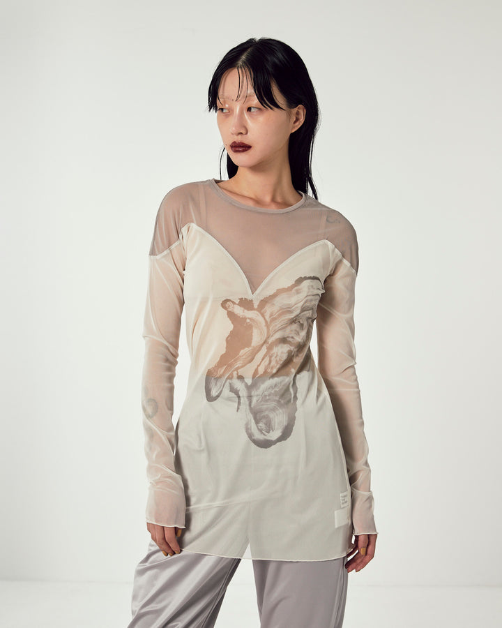 BODY TRIP BI-COLOR TULLE TOPS