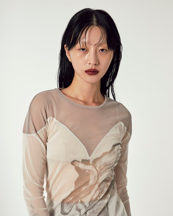BODY TRIP BI-COLOR TULLE TOPS