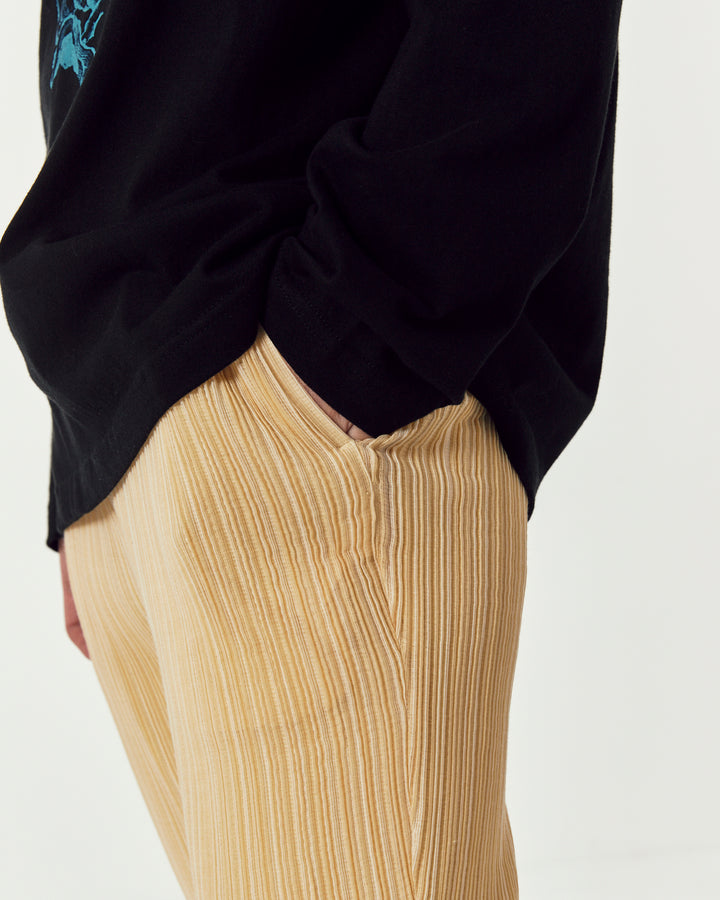 PLEATS RIB PANTS
