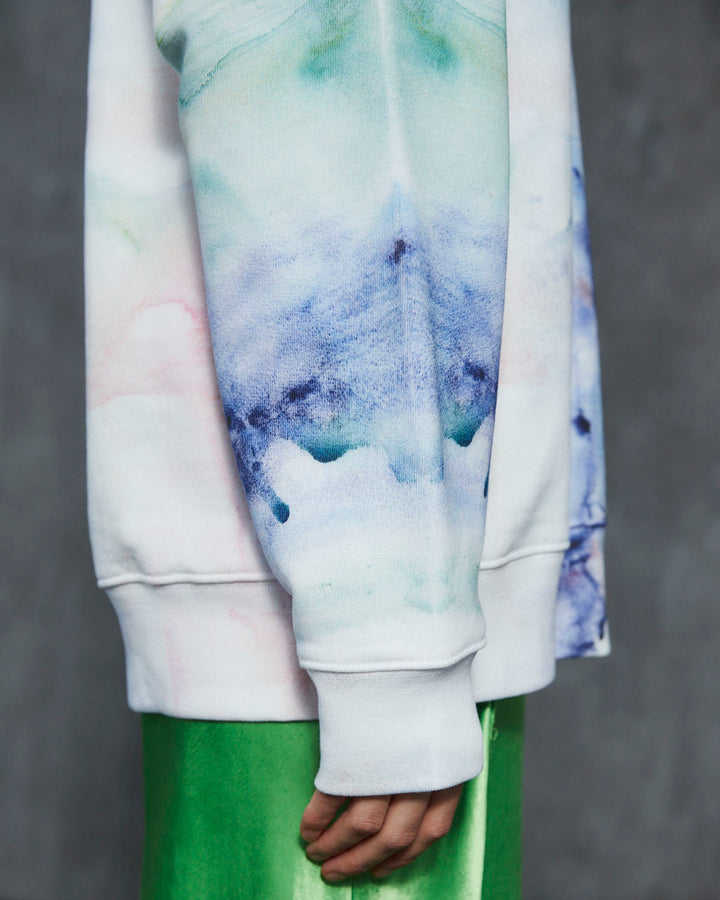 AHUM PRINT SWEAT PULLOVER