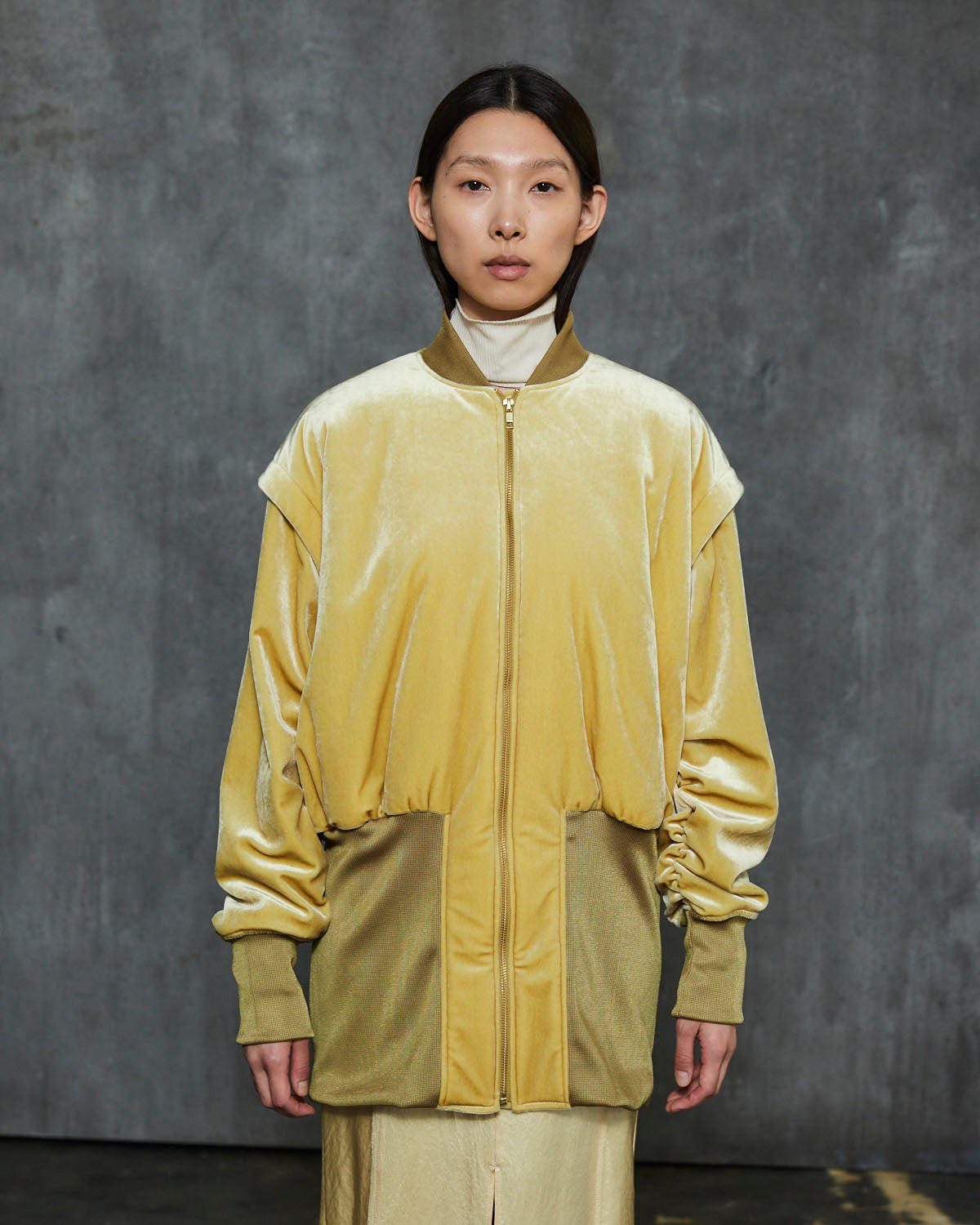 TRIACETATE VELOUR MA-1 BLOUSON【10/31販売終了】【早期お届け