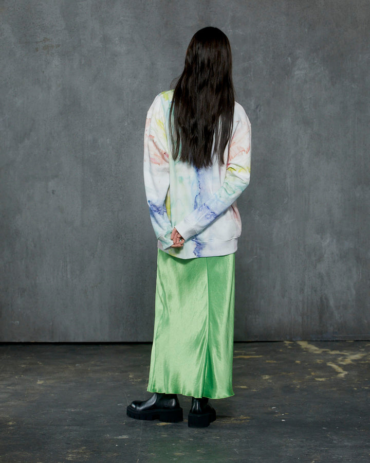 AHUM PRINT SWEAT PULLOVER