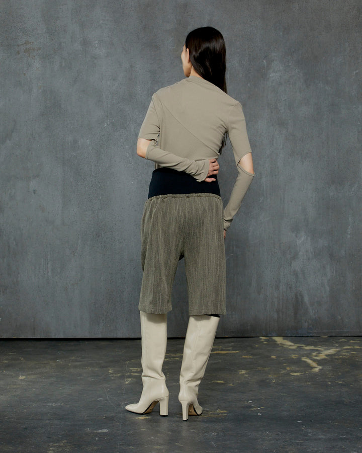 HERRINGBONE TWEED 2WAY PANTS