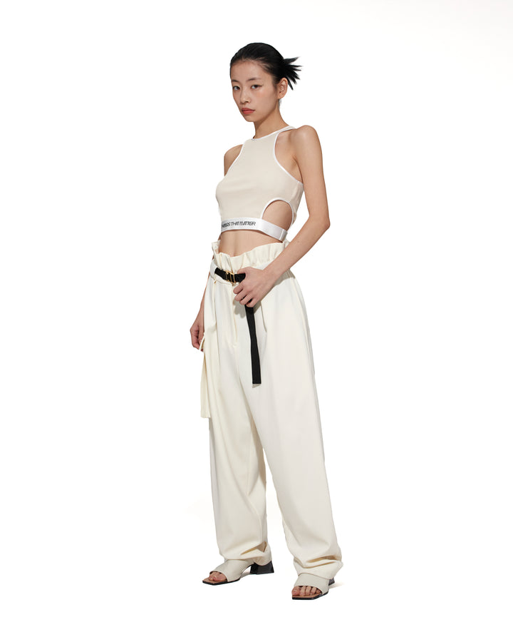 CUT OUT CROPPED TANKTOP【2/5(日)限定再販売⇒終了】
