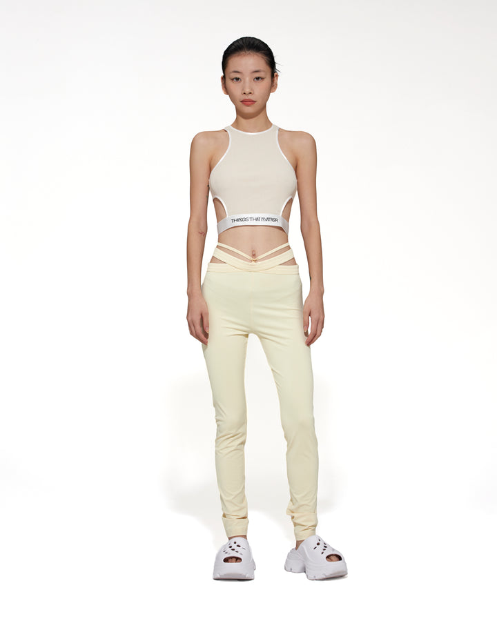 CUT OUT CROPPED TANKTOP【2/5(日)限定再販売⇒終了】