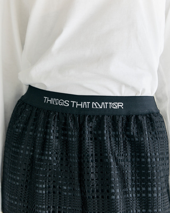 TRIACETATE LACE PANTS