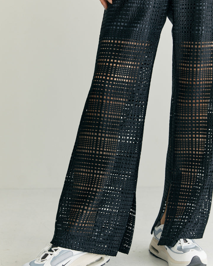 TRIACETATE LACE PANTS
