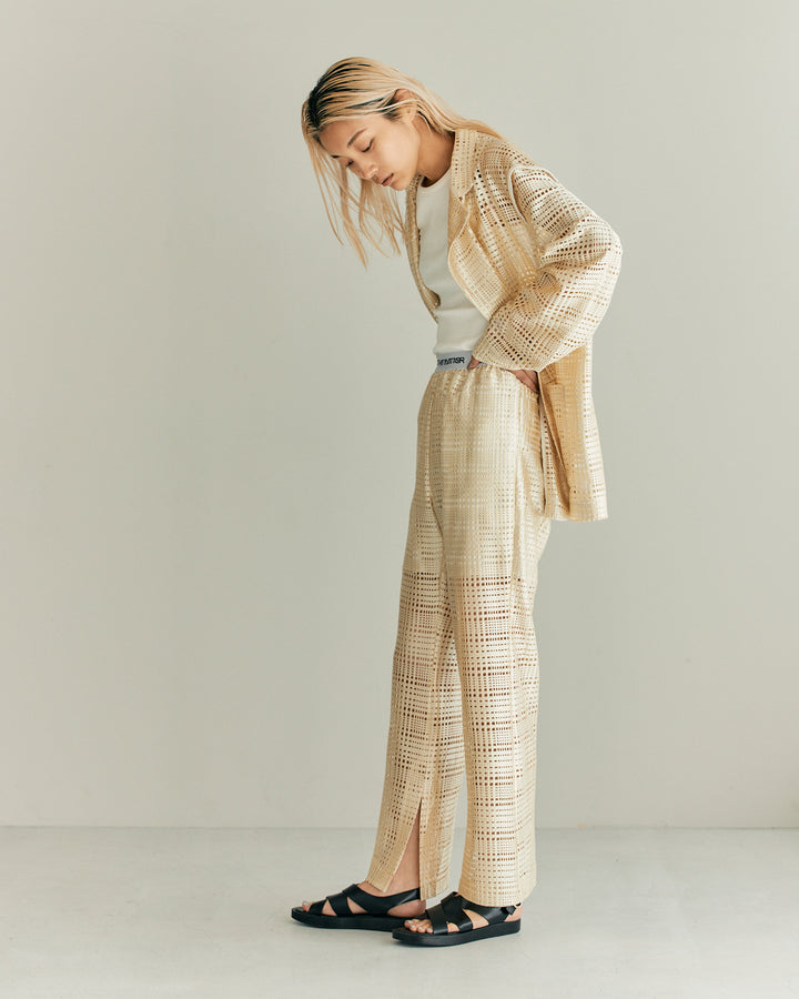 TRIACETATE LACE PANTS