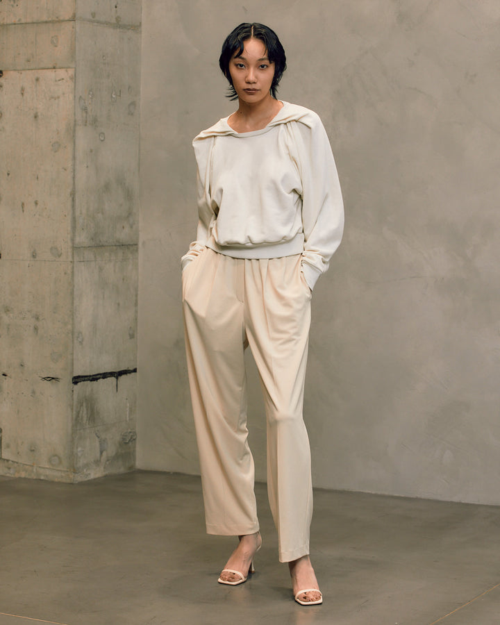 ANKLE BELT JERSEY PANTS