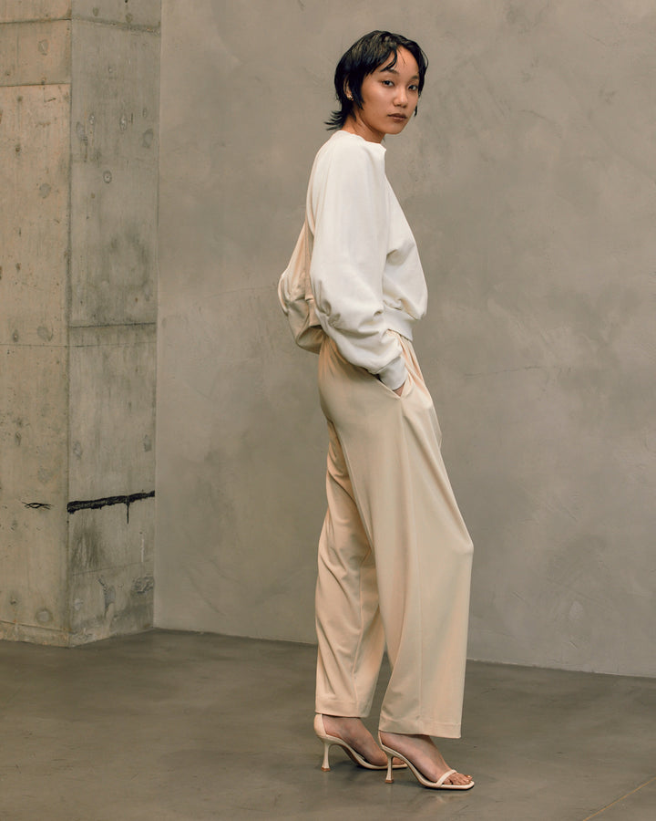 ANKLE BELT JERSEY PANTS