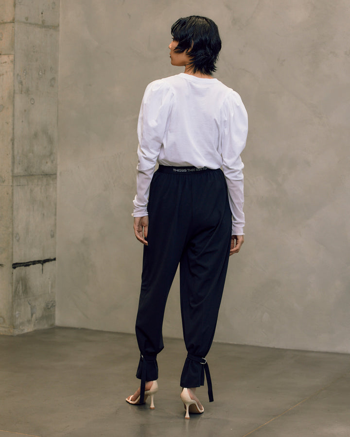 VOLUME SHOULDER TULLE CUT AND SEW TOPS