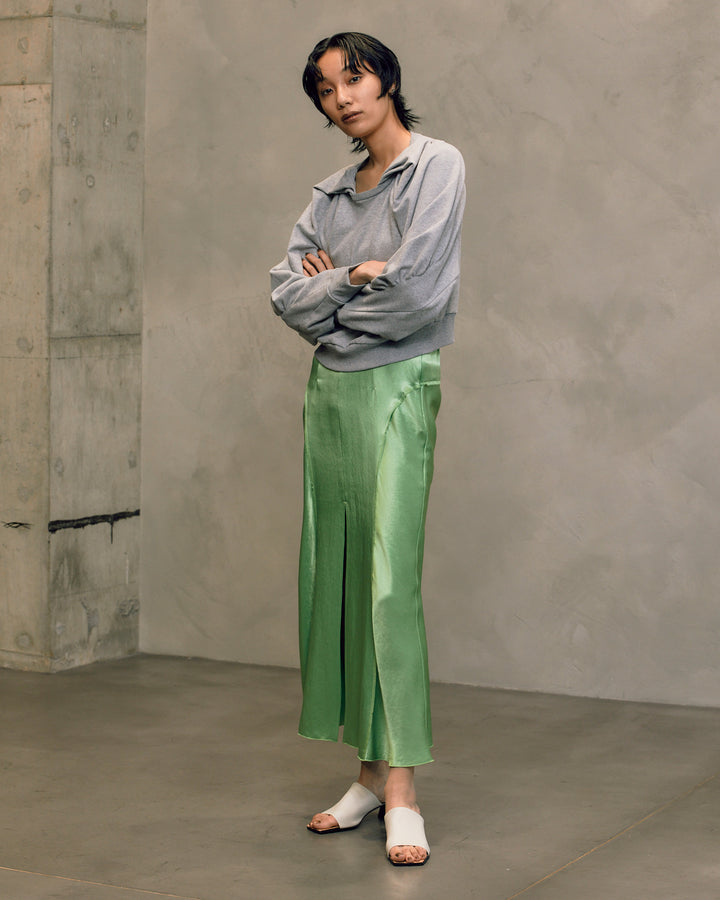 VOLUME SLEEVE SWEAT PULLOVER