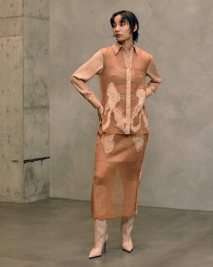 AFTERIMAGE SHEER SHIRT