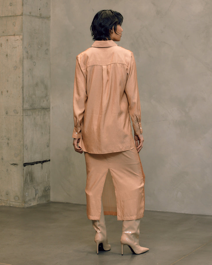 AFTERIMAGE SHEER NARROW SKIRT
