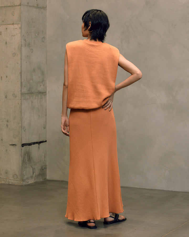 BOUCLE JERSEY SLEEVELESS TOPS