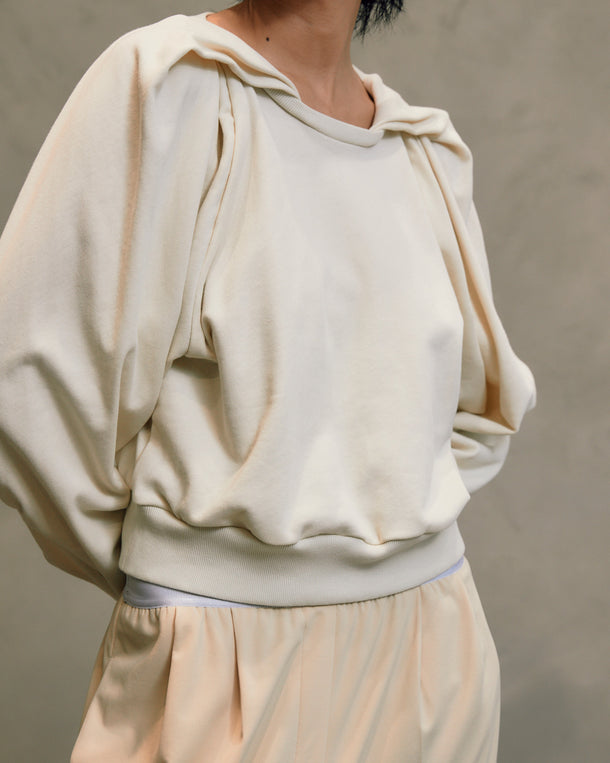 VOLUME SLEEVE SWEAT PULLOVER