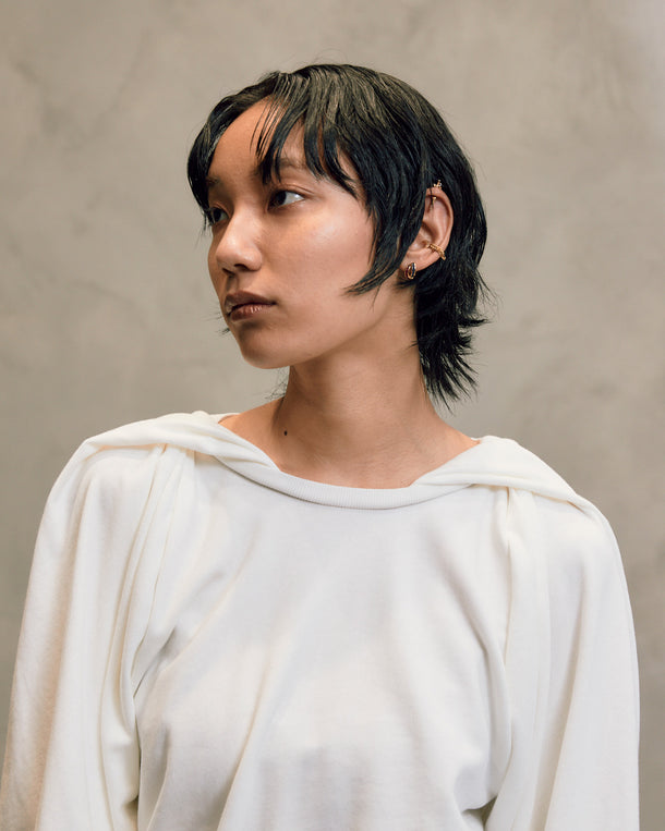 VOLUME SLEEVE SWEAT PULLOVER