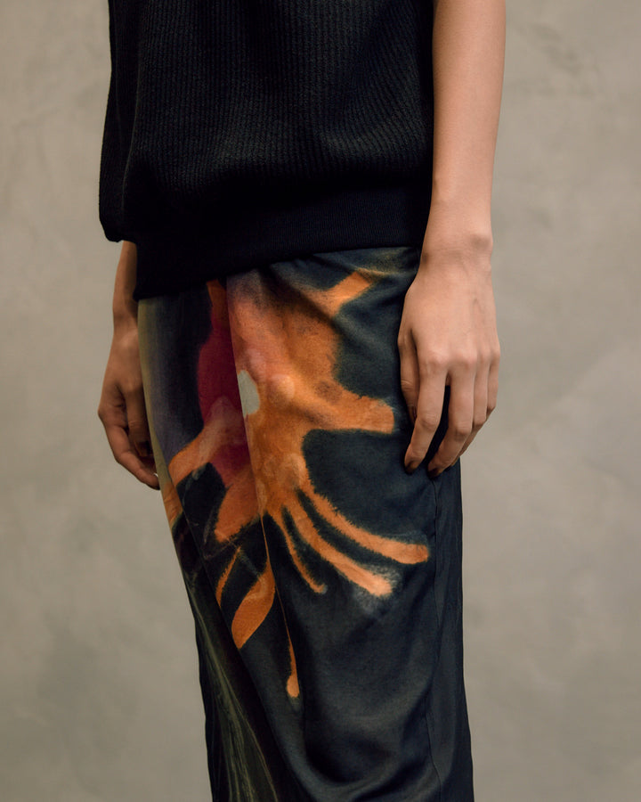 DRAWING HANABI NARROW SKIRT