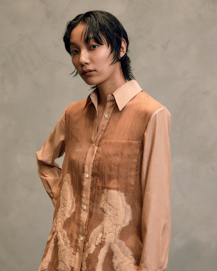 AFTERIMAGE SHEER SHIRT