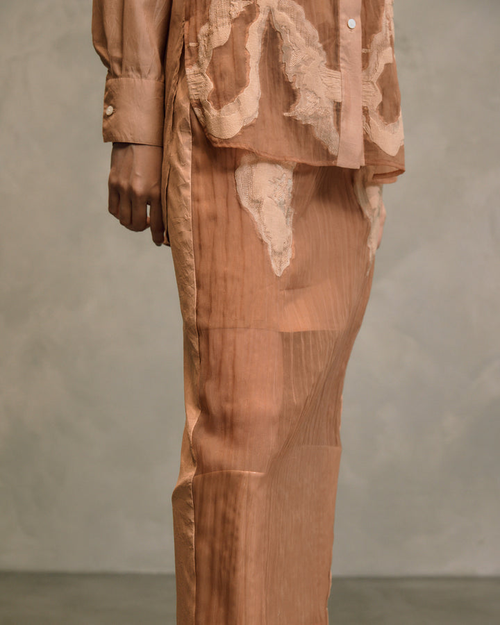 AFTERIMAGE SHEER NARROW SKIRT