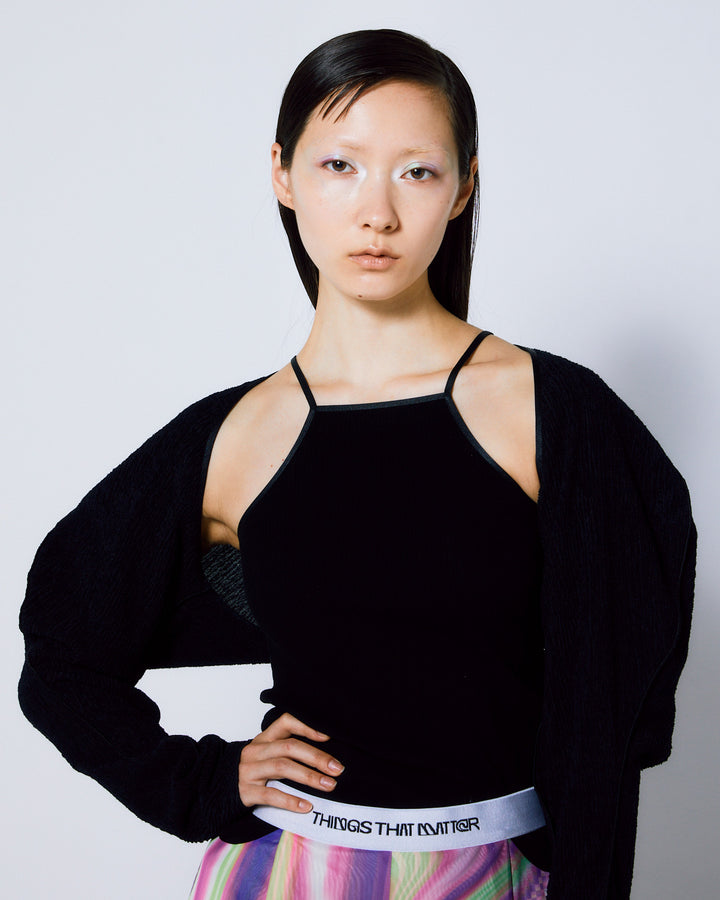 DIMENSION WARP BOLERO & CAMISOLE TOPS