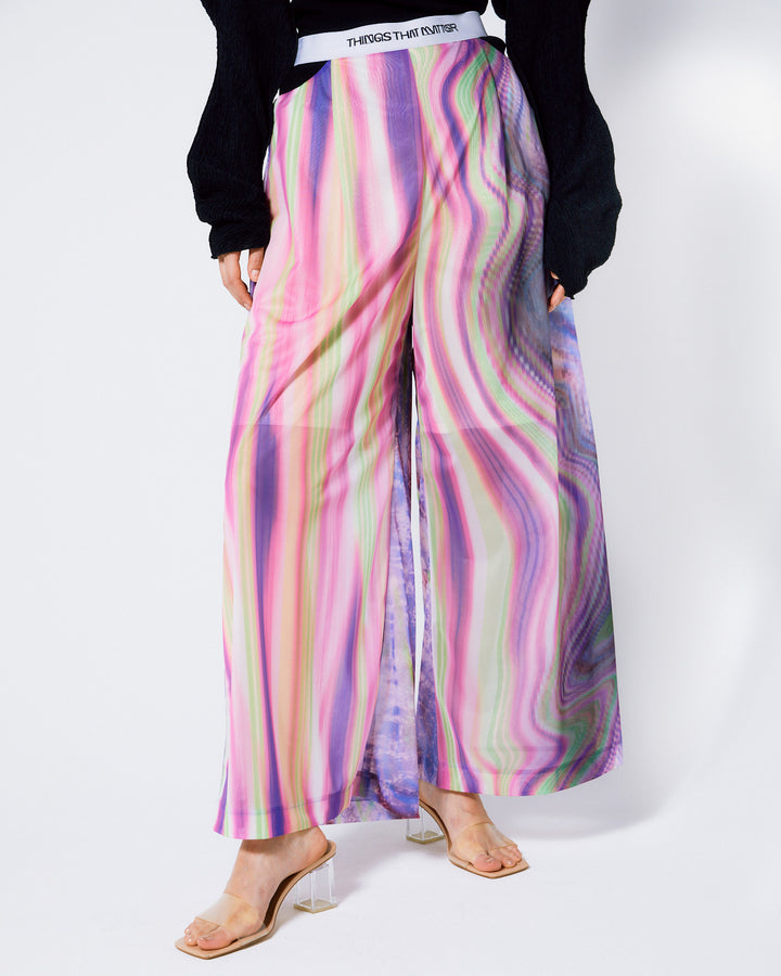 PARALLEL CUTTING WIDE PANTS