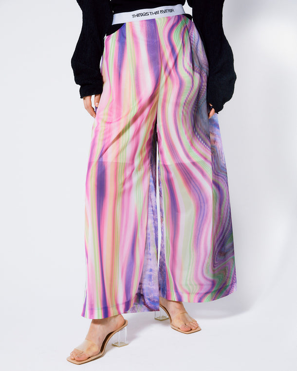 PARALLEL CUTTING WIDE PANTS