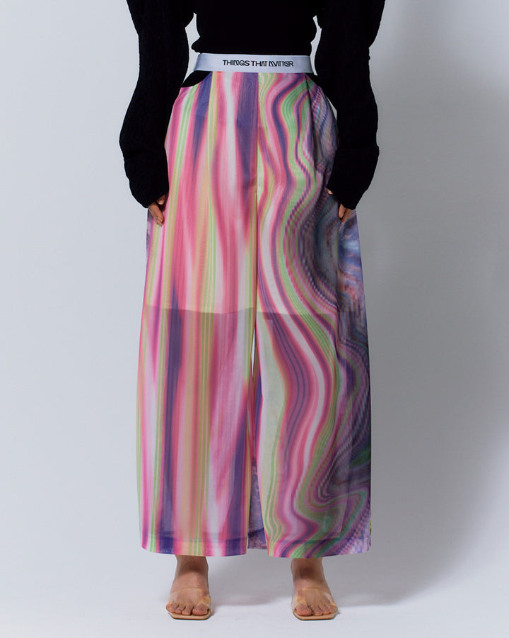 PARALLEL CUTTING WIDE PANTS