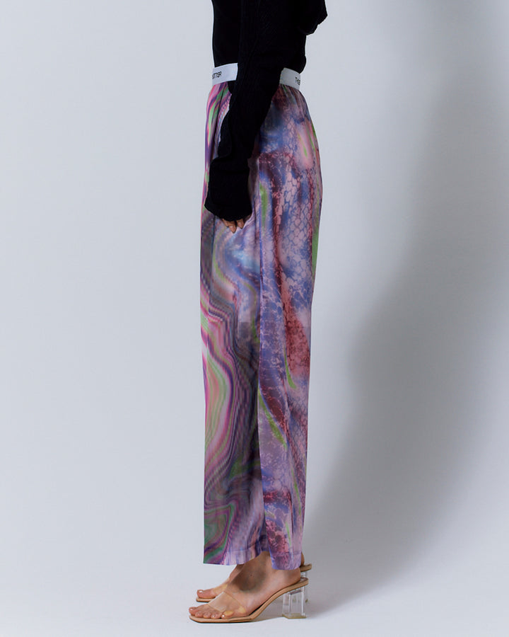 PARALLEL CUTTING WIDE PANTS