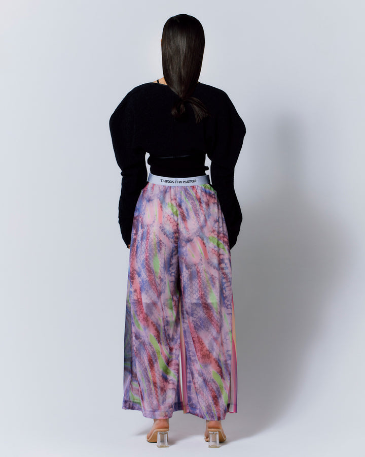 PARALLEL CUTTING WIDE PANTS