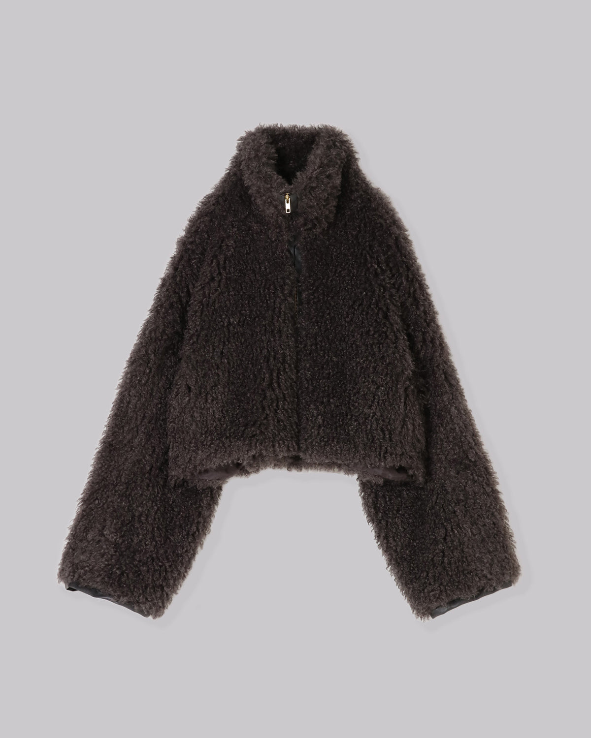 CRIMPED FUR CROPPED BLOUSON | SENSE 09_ | STORE | THINGS THAT