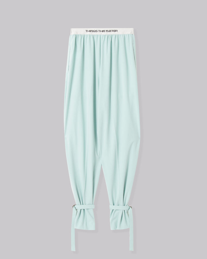 ANKLE BELT JERSEY PANTS