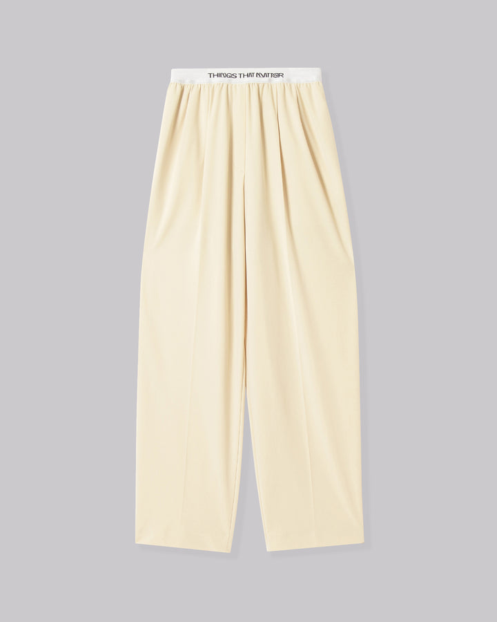 ANKLE BELT JERSEY PANTS