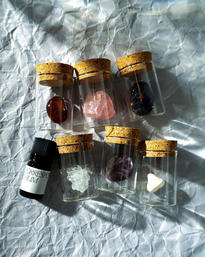 CORRESPONDANCES AHUM：Meditation Oil＋Stone｜Lepidolite