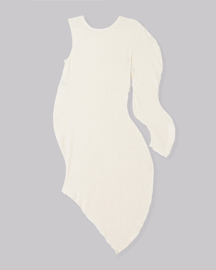 DIMENSION WARP KNITTING DRESS