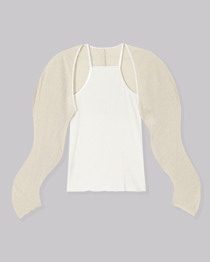 DIMENSION WARP BOLERO & CAMISOLE TOPS