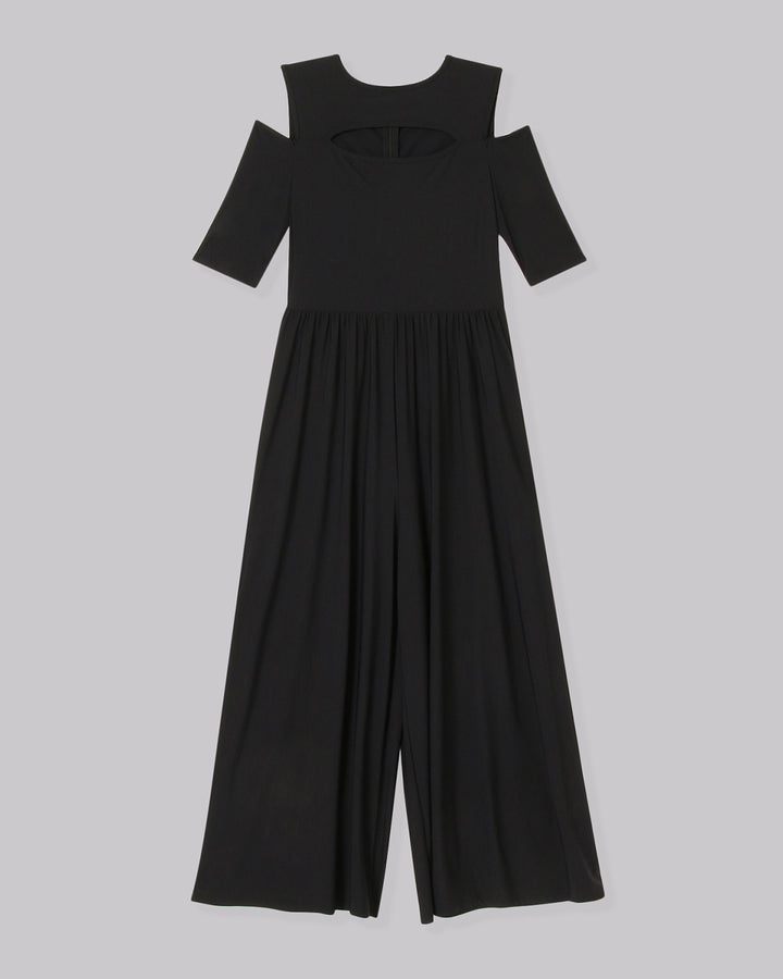 NOTCH DESIGN HIGH STRETCH JUMPSUIT
