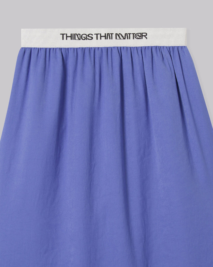 POWDERY SATIN NARROW SKIRT
