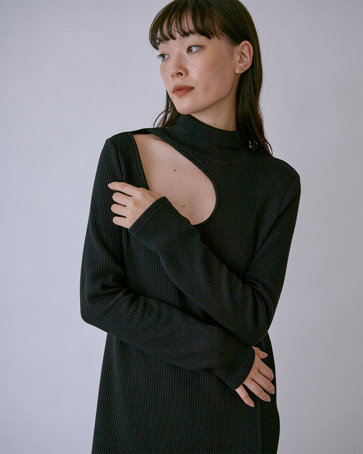 CUTTING RIB DRESS