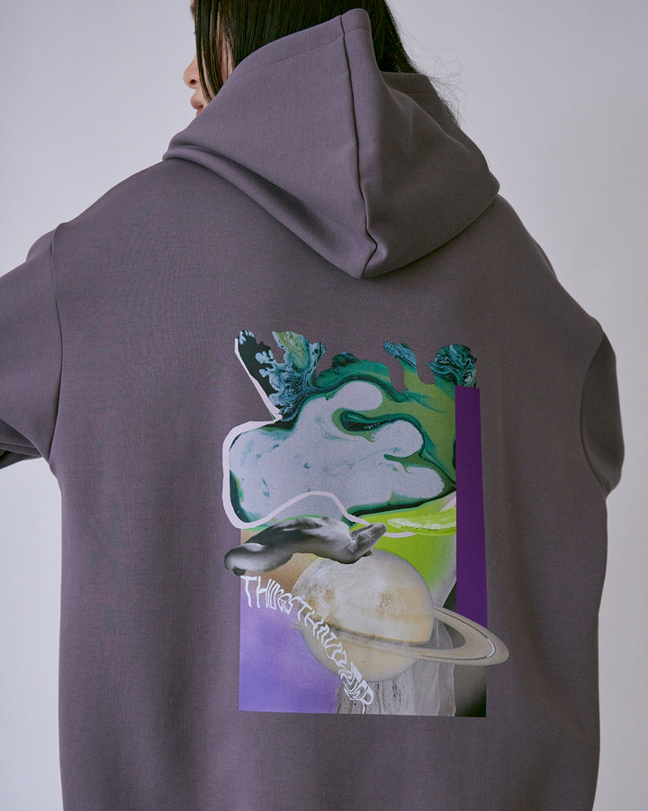 DREAMING PRINT SWEAT HOODIE