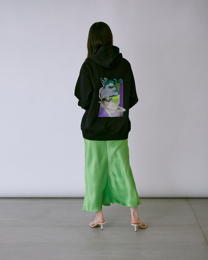 DREAMING PRINT SWEAT HOODIE