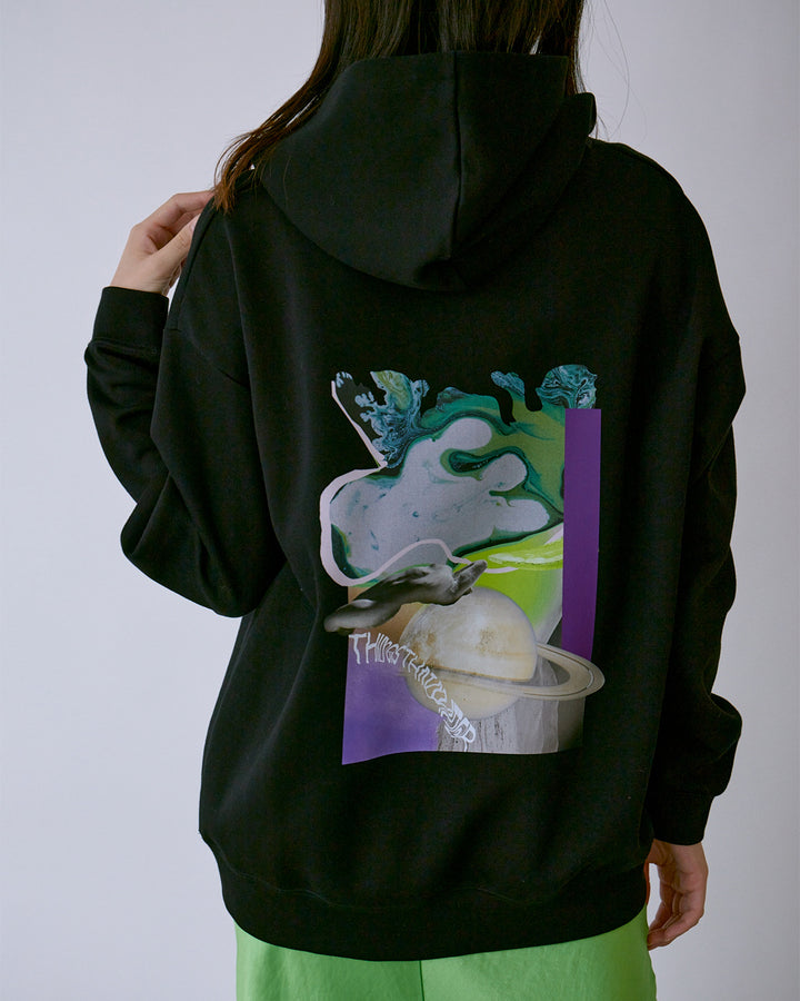 DREAMING PRINT SWEAT HOODIE
