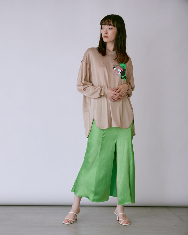 SHUNGA GRAPHIC PRINT LONG T-SHIRT